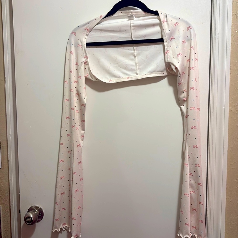 Lana Del Rey Bolero in bow print size M/L
